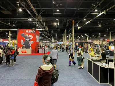 The vendor hall